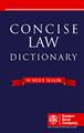 CONCISE LAW DICTIONARY - Mahavir Law House(MLH)